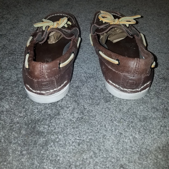 Sperry Boys Top Sider Shoes 1M. - Picture 6 of 8